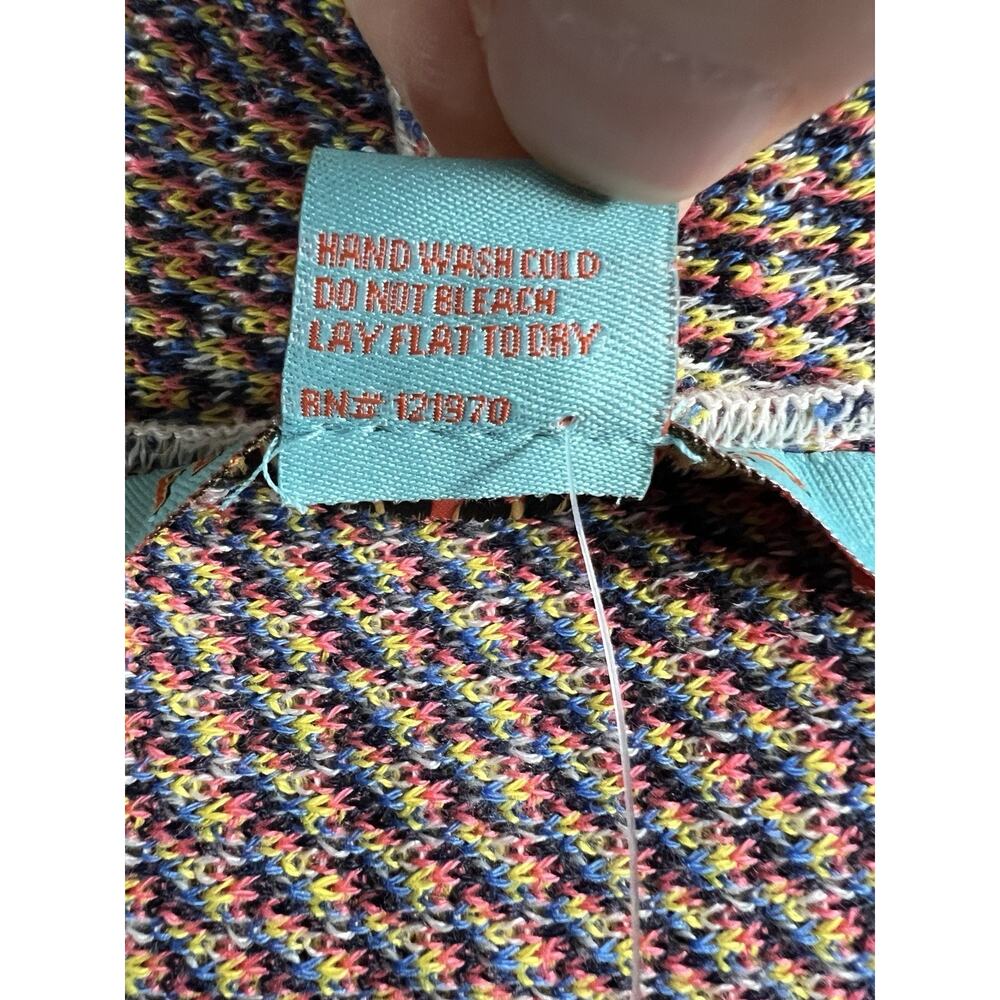 Flying Tomato Open Front Geometric Tribal Cardigan Sweater M/L - Picture 9 of 9